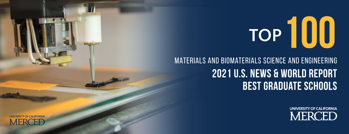 Materials Engineering ranked No. 98 in U.S. News & World Report's grad program rankings
